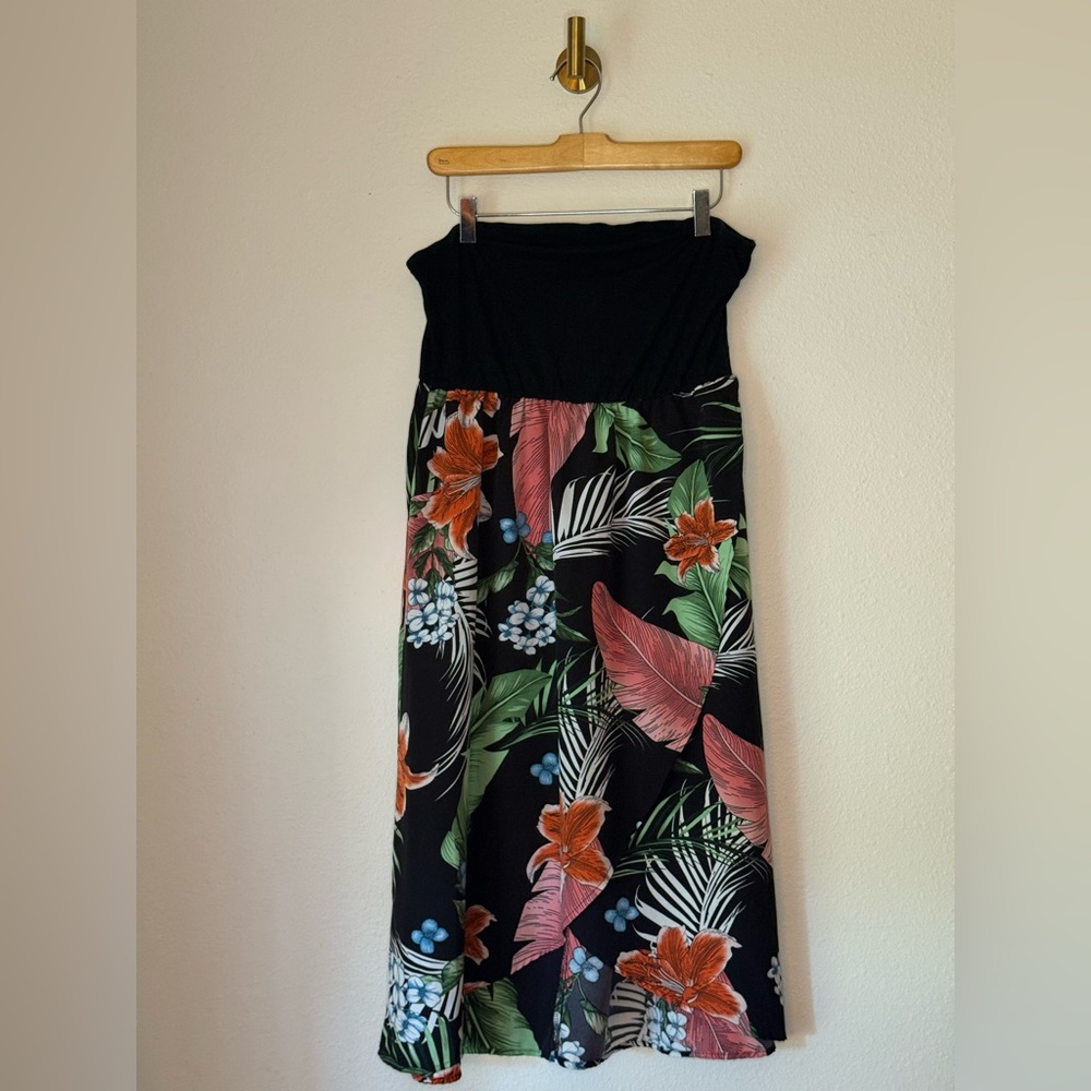 Shein Tropical Floral Dress size L